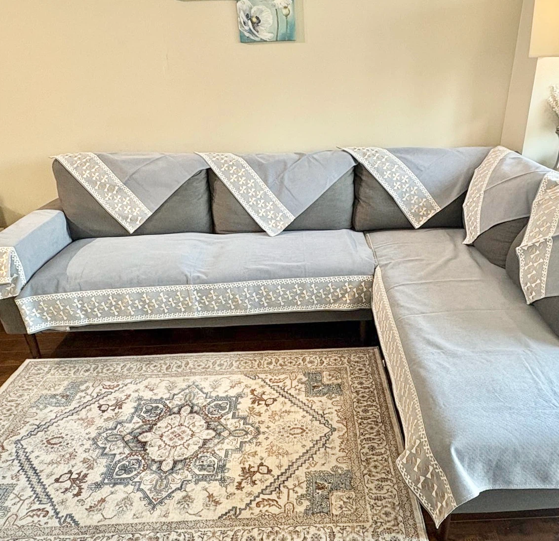 🛋️Structube Sectional Sofa | Very Good Condition | Custom Covers - photo 2