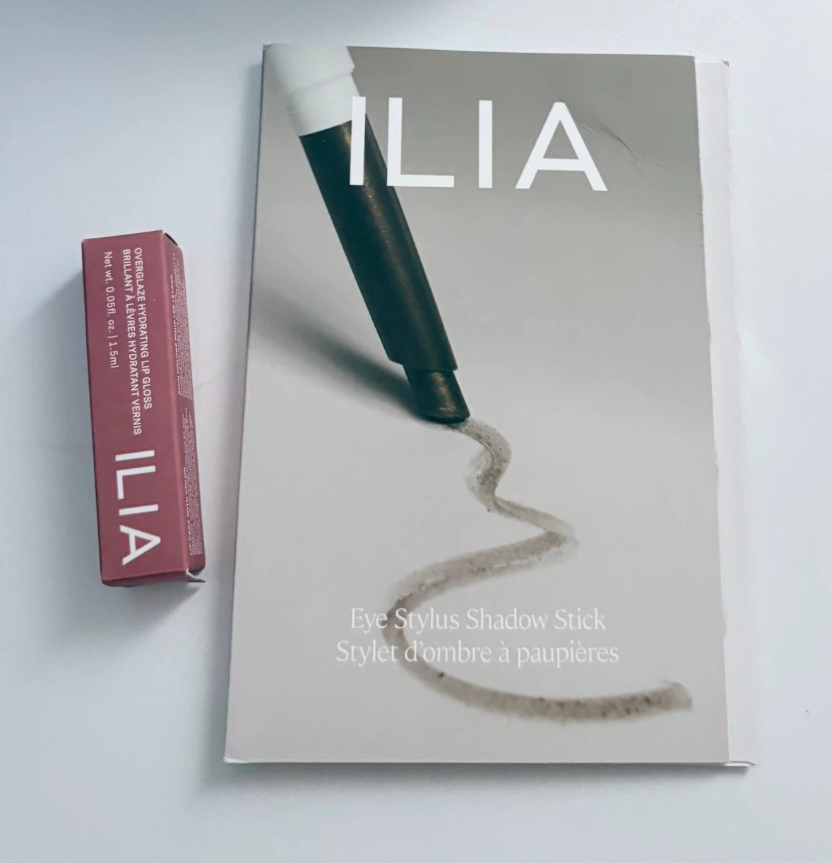 Ilia eyeshadow and lip gloss bundle (new )