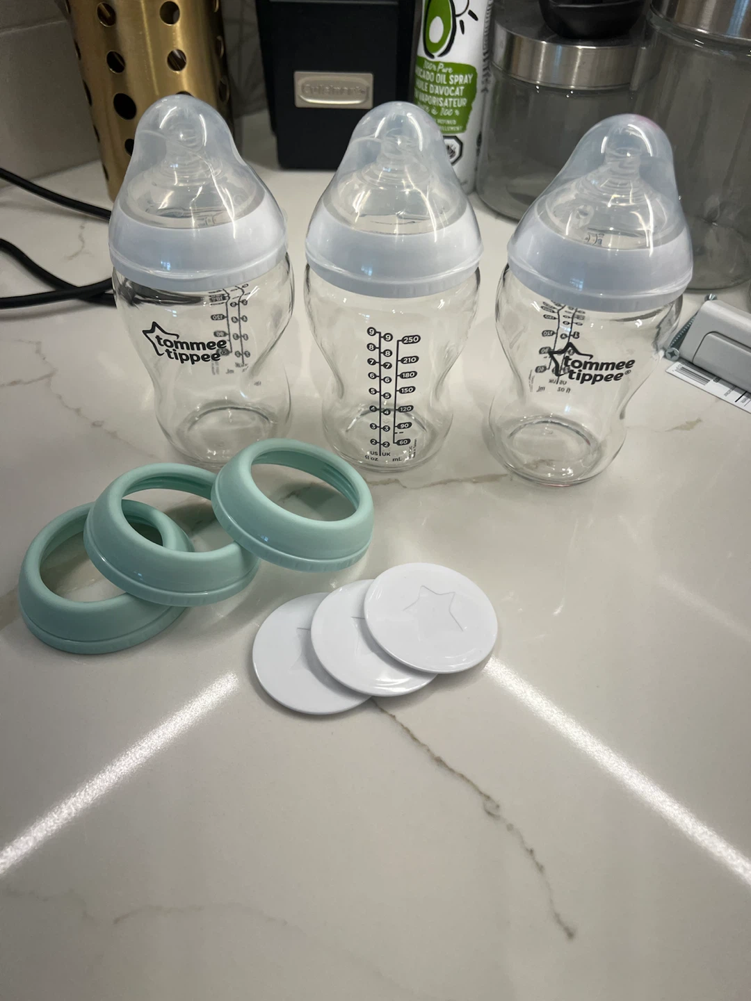 Tommee Tippee Baby Bottles (3-Pack)