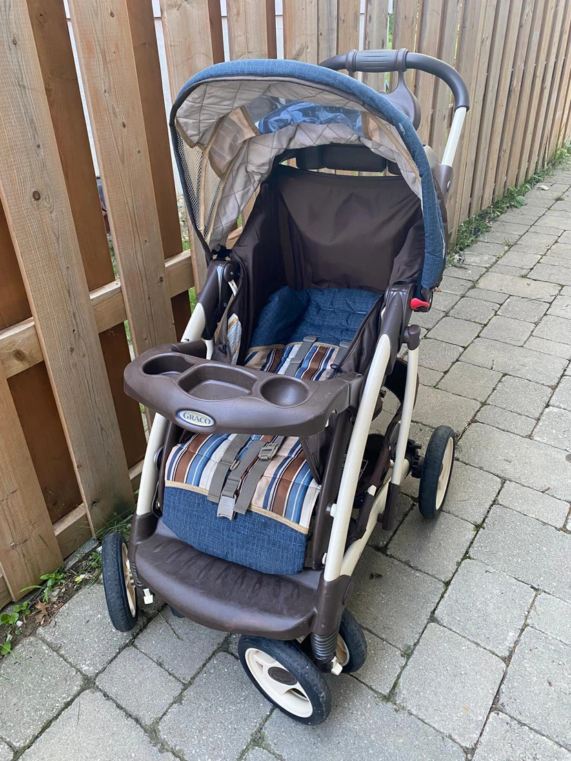Graco Stroller - Brown/Blue