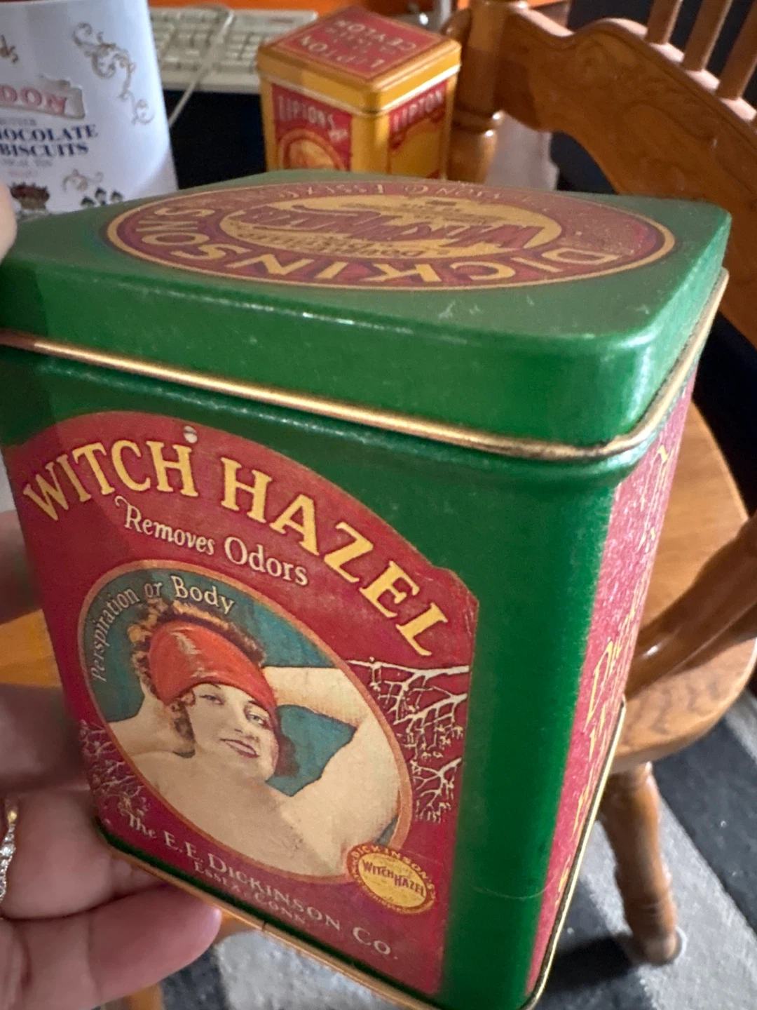 E. E. Dickinson Witch Hazel Tin