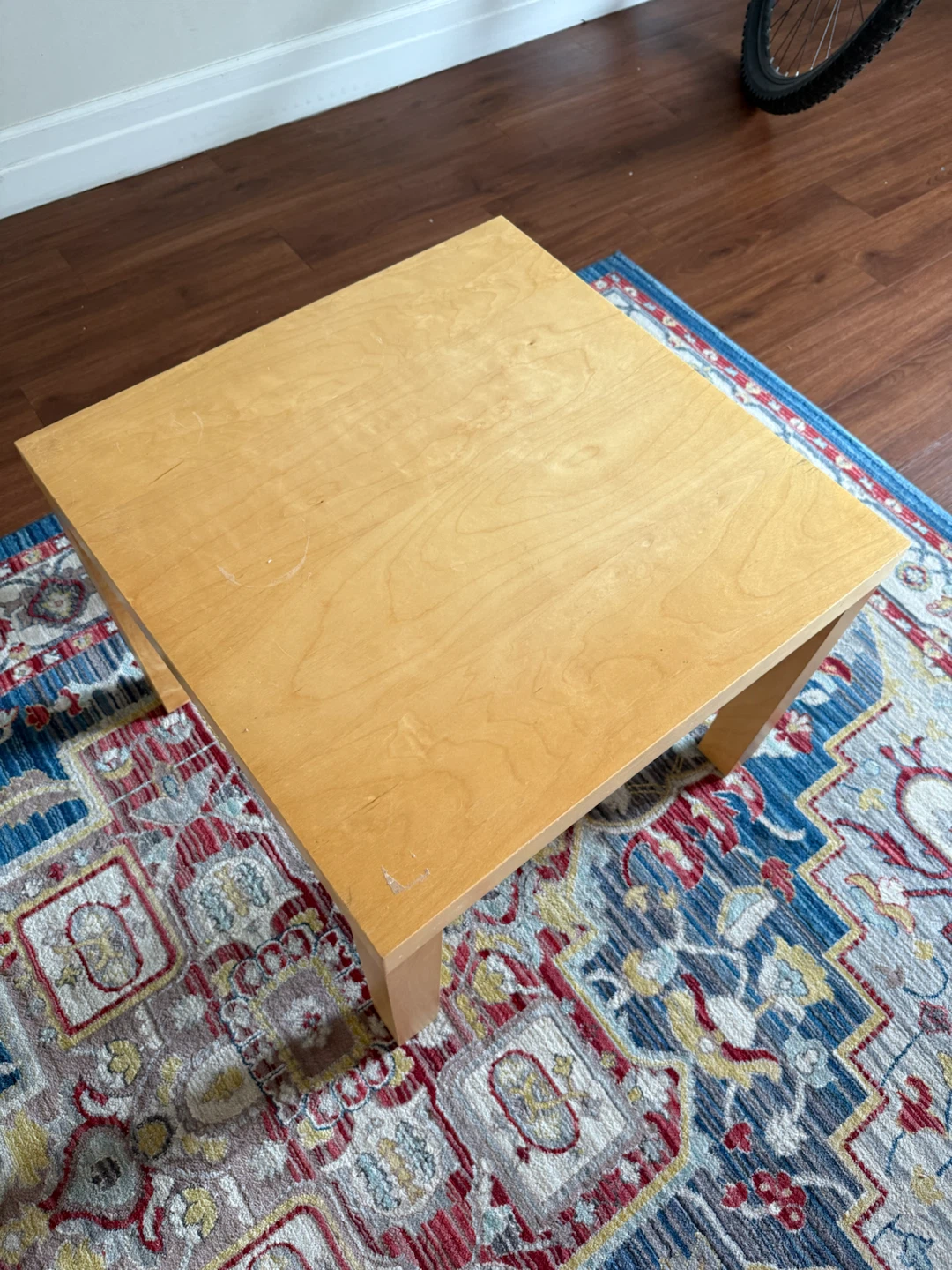 Light Wood Square Coffee Table - photo 2