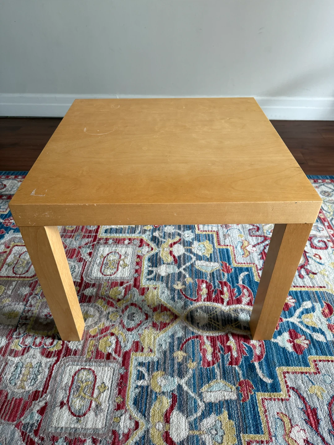 Light Wood Square Coffee Table - photo 3