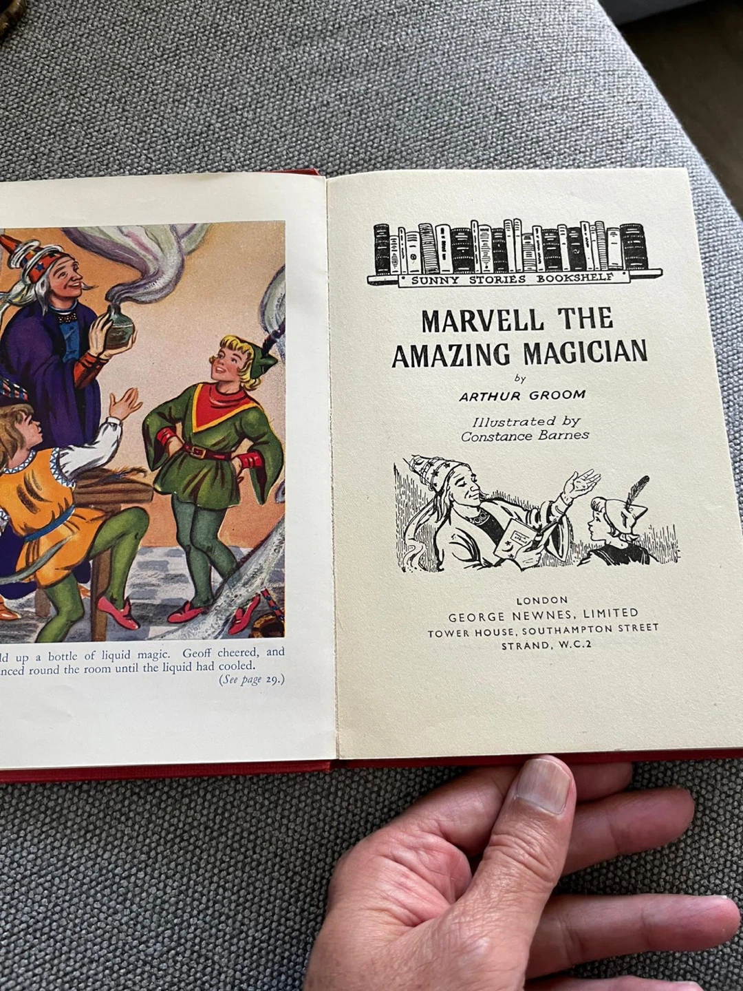 Marvell the Amazing Magician by Arthur Groom Book - photo 2