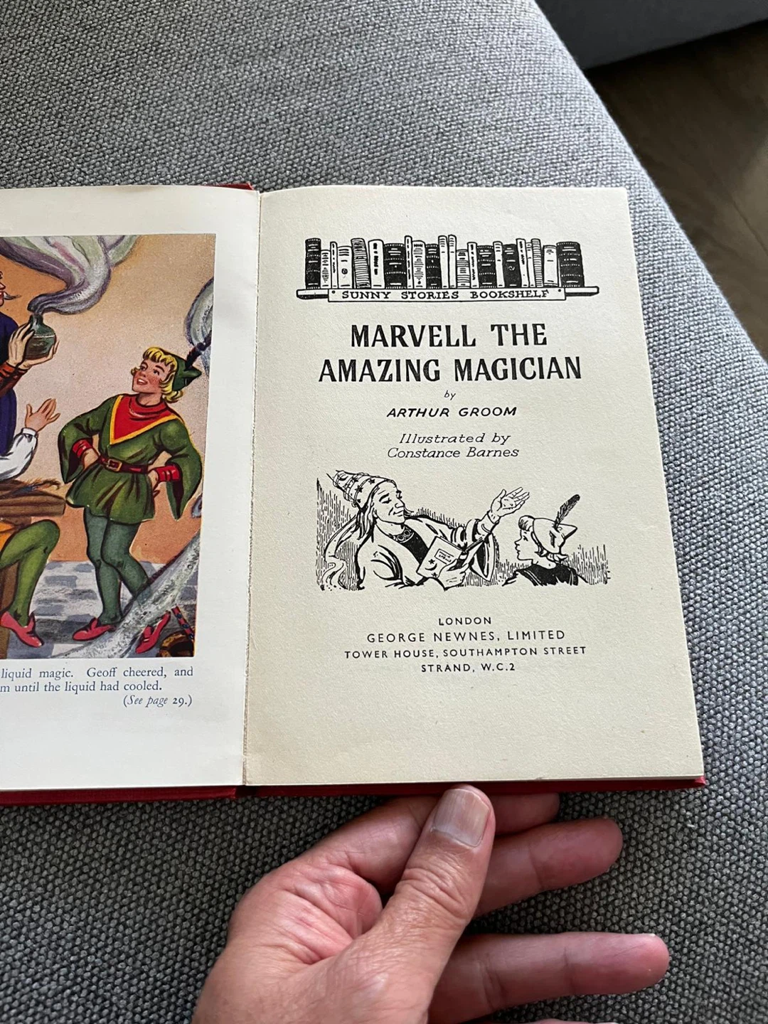 Marvell the Amazing Magician by Arthur Groom Book - photo 3