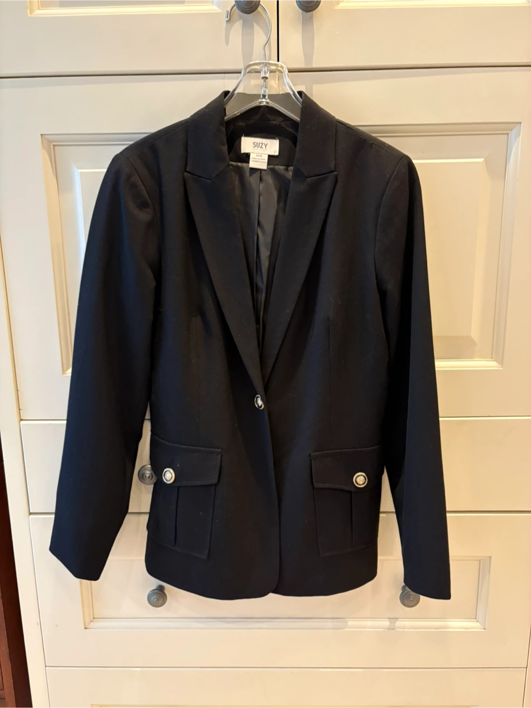Suzy Shier Black Blazer Size M