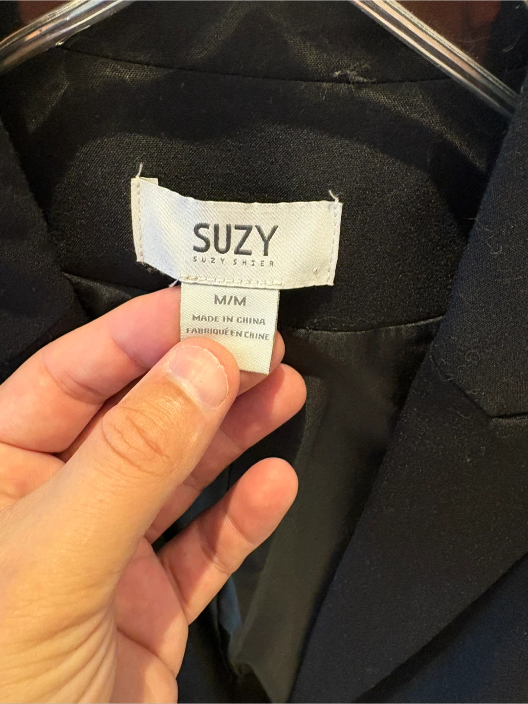 Suzy Shier Black Blazer Size M - photo 5
