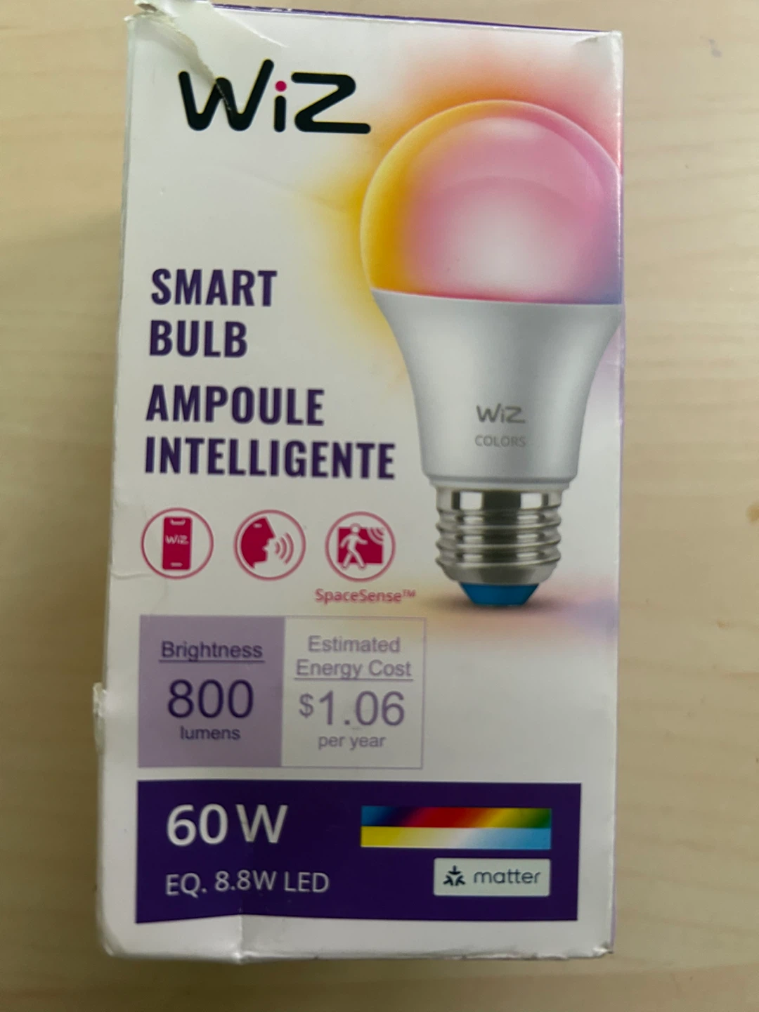 Philips WiZ Full Color Smart LED Bulb