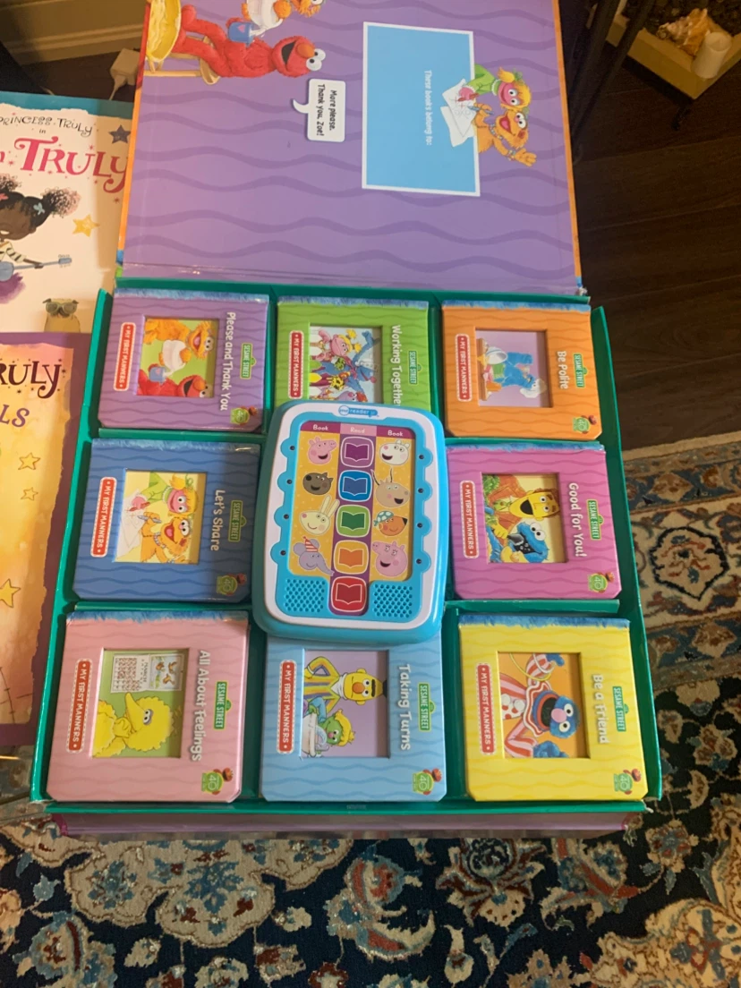 Bundle of Children's Books and Sesame Street Learning Toy - photo 2