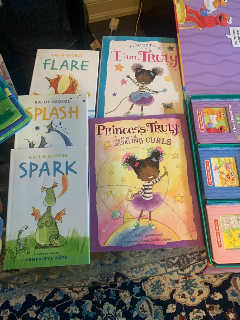 Bundle of Children's Books and Sesame Street Learning Toy - photo 3