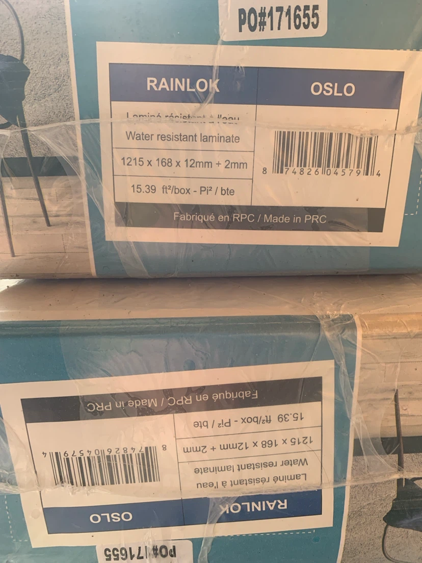 Brand New RAINLOK OSLO Laminate Flooring - 12mm Thick - photo 3
