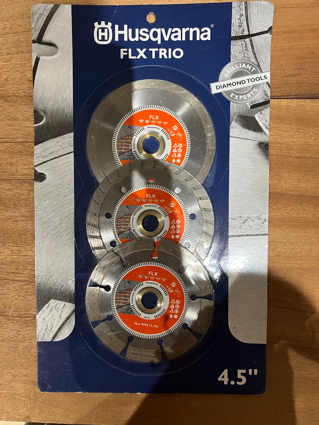 Husqvarna FLX TRIO Diamond Blades 4.5"