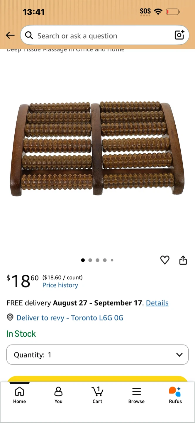 Wooden Foot Massager Rollers - photo 2