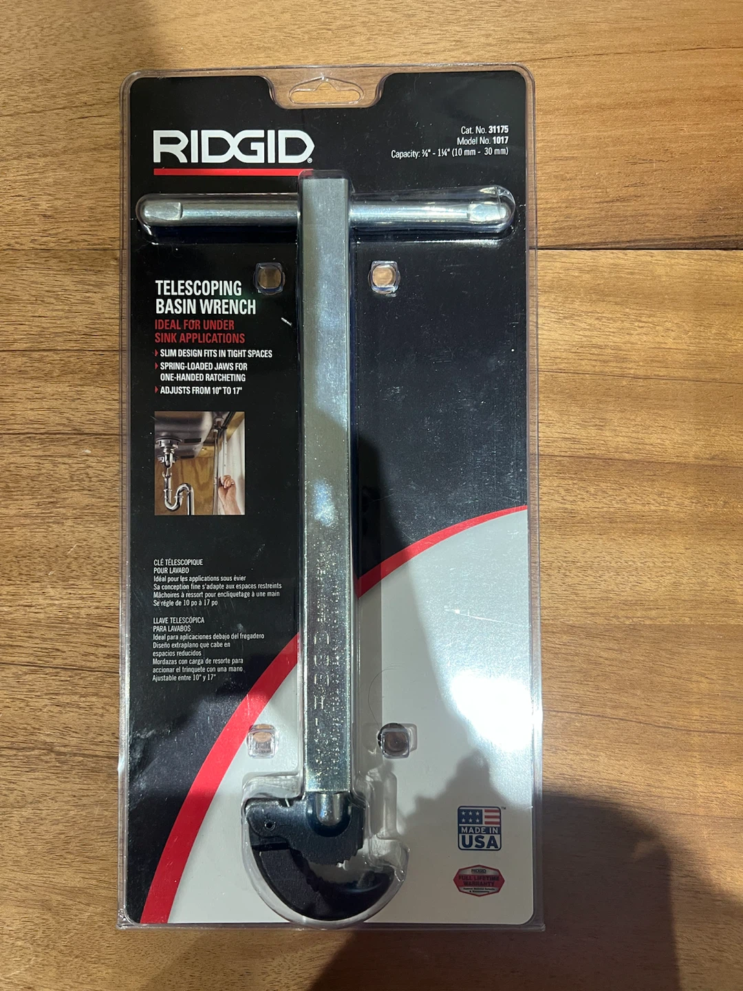 RIDGID Telescoping Basin Wrench