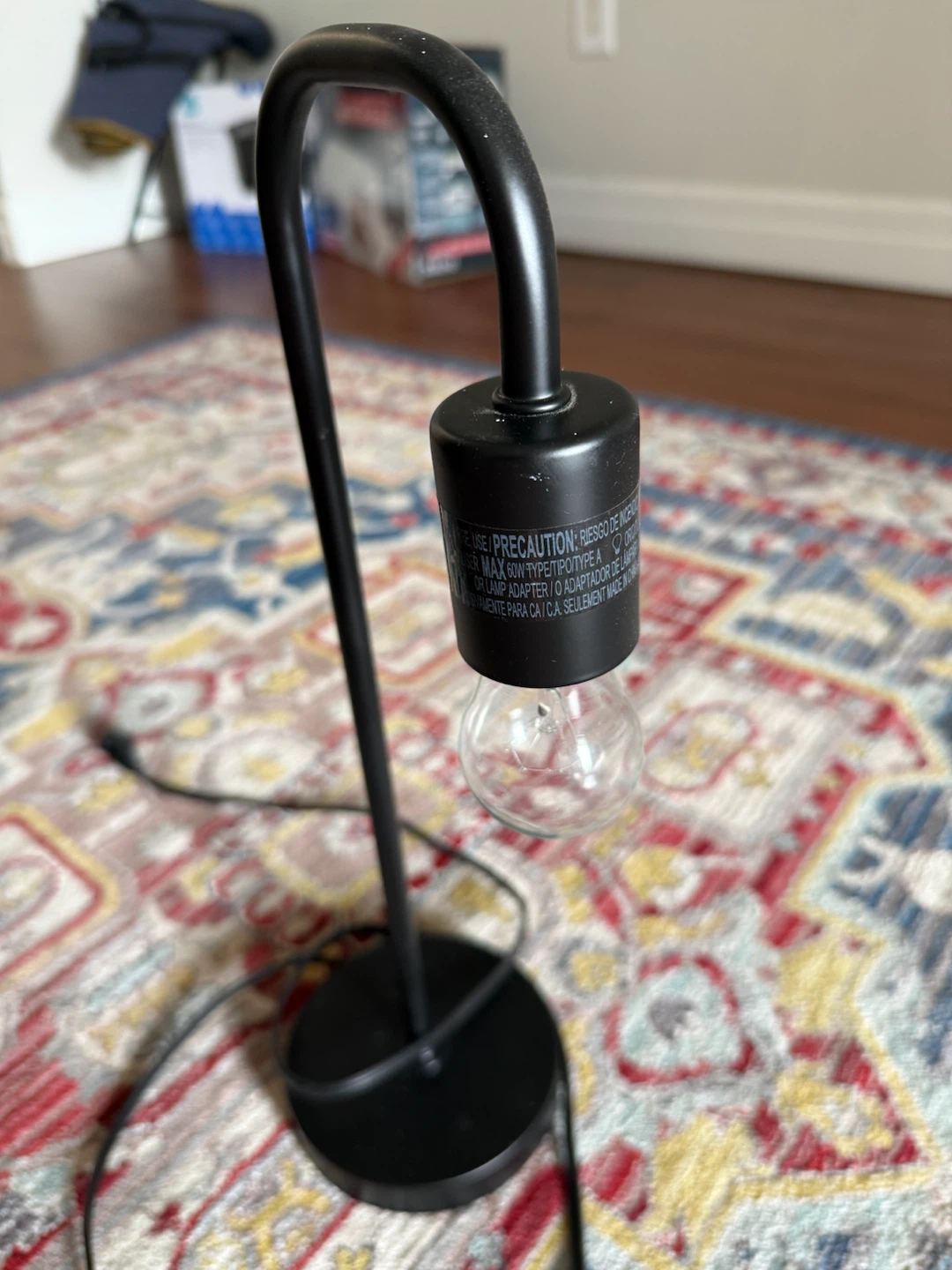 Black Gooseneck Desk Lamp - photo 2