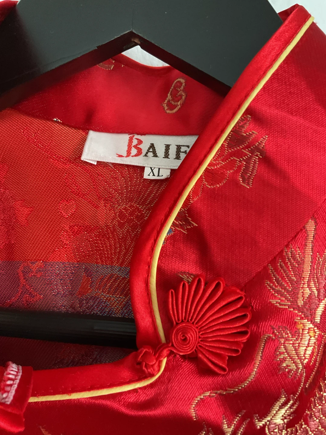 BAIF Red Dragon Cheongsam Top XL - photo 2