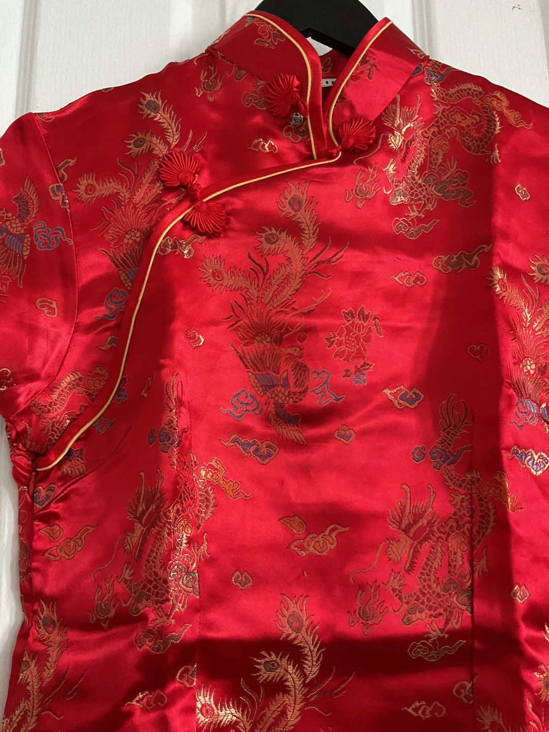BAIF Red Dragon Cheongsam Top XL - photo 3