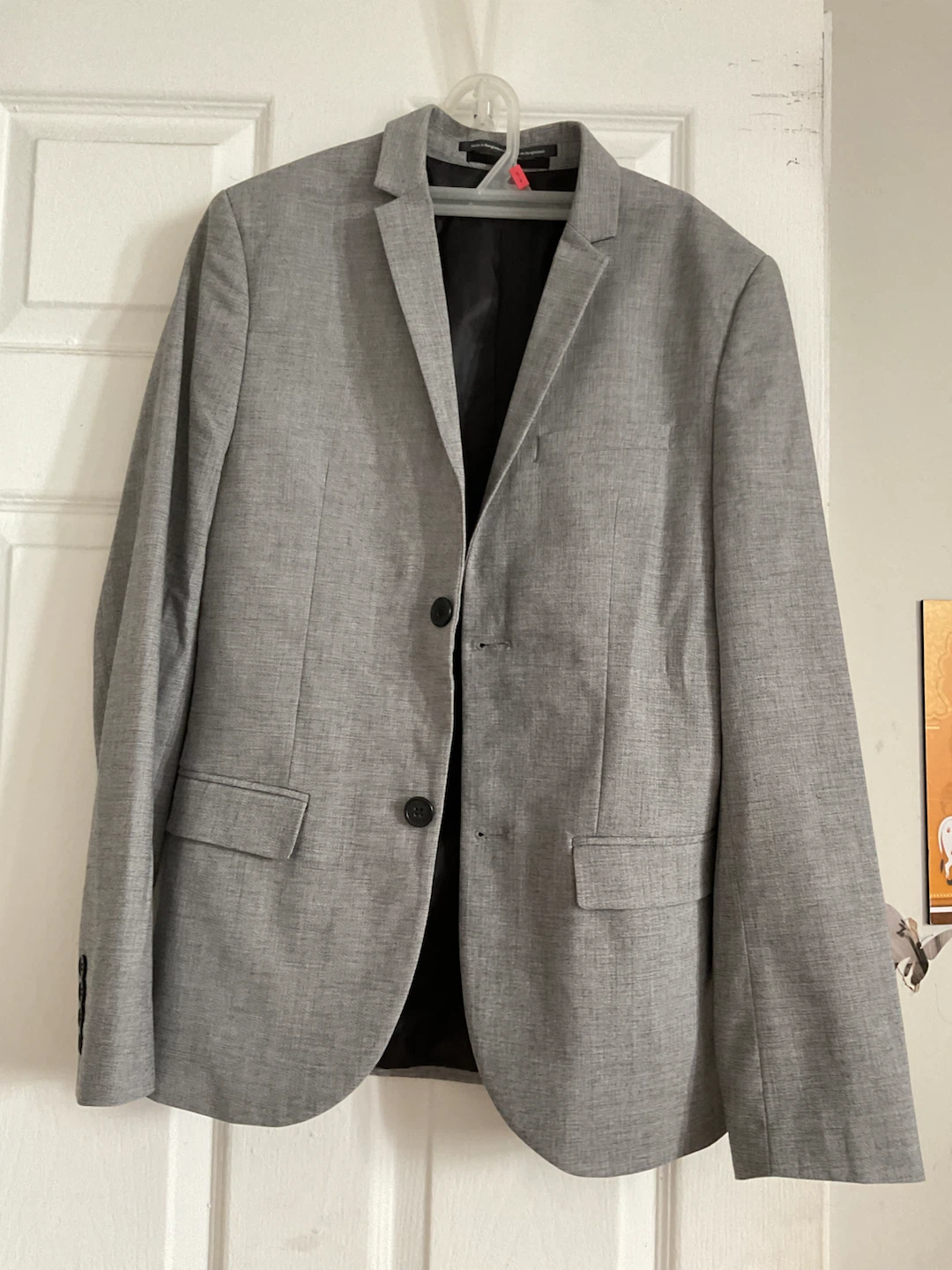 H&M Grey Skinny Fit Blazer