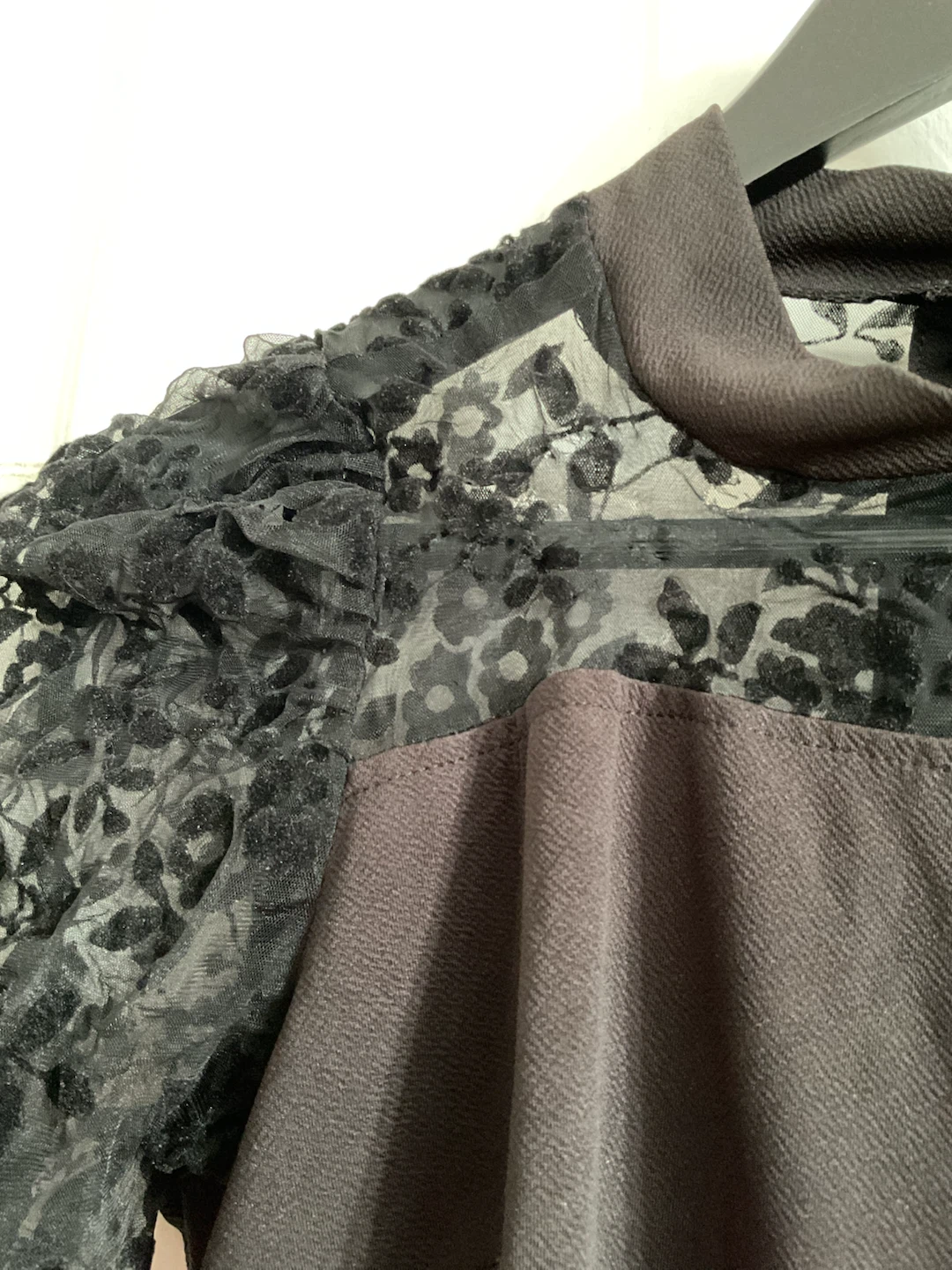 Black Lace Detail Dress - photo 2