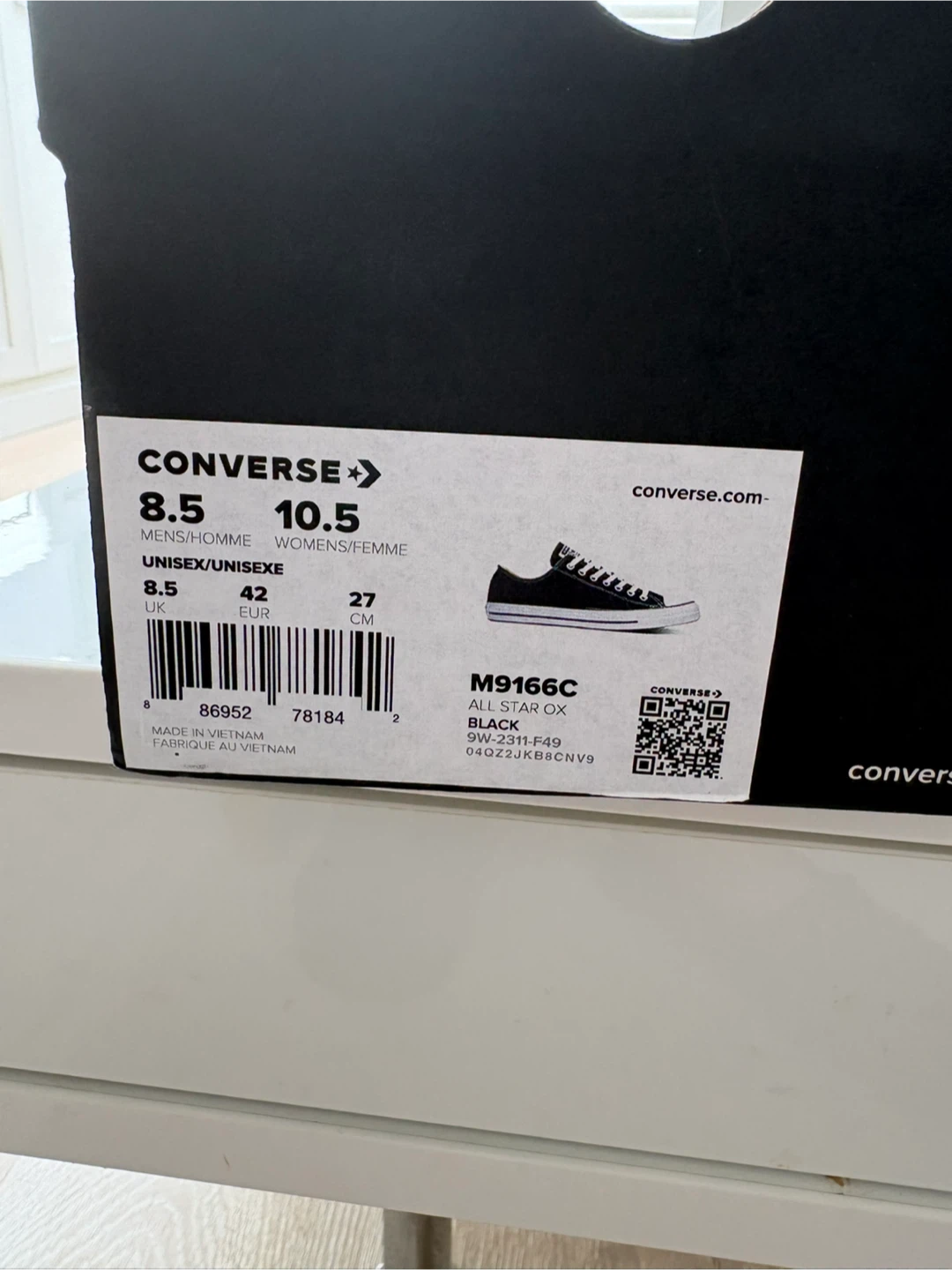 Converse All Star Ox Black Sneakers - photo 5