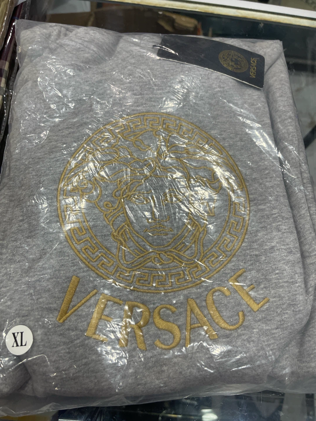 Versace Hoodie XL Grey