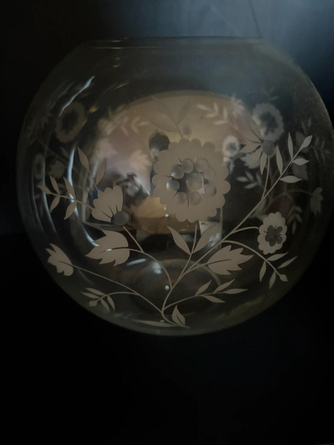 Javit Crystal Rose Bowl - photo 2