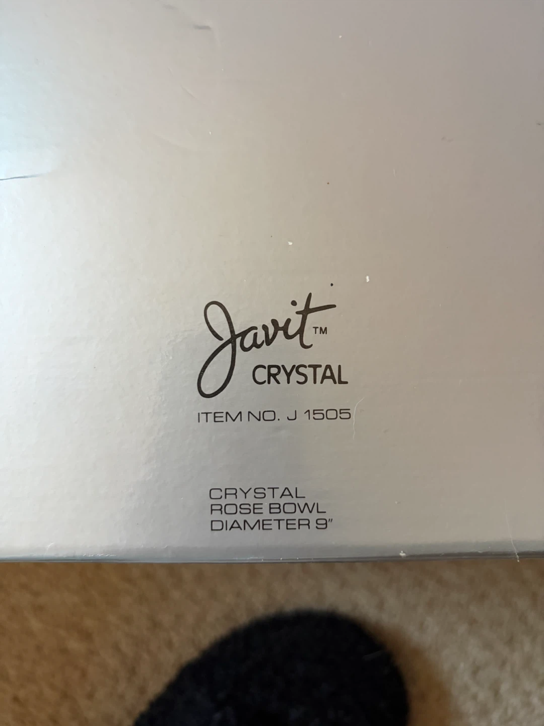 Javit Crystal Rose Bowl - photo 4