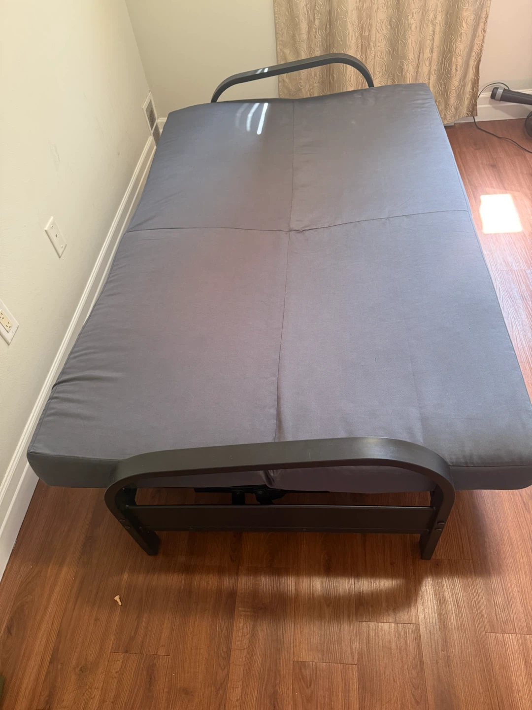 Grey Futon Sofa - photo 2