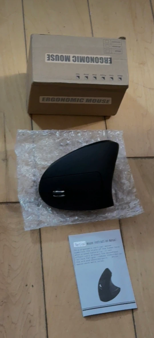 Ergonomic Vertical Mouse - Black