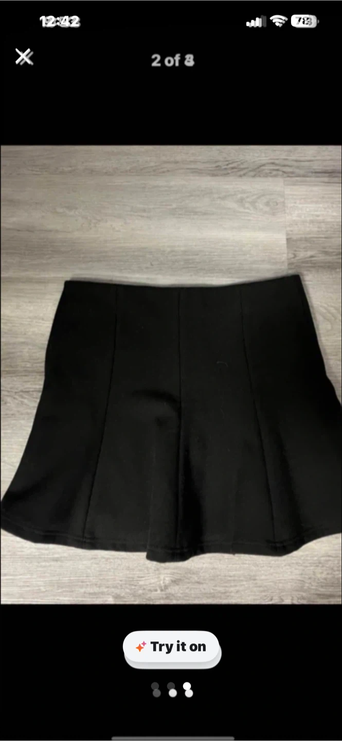 Black small skirt Zara - photo 3