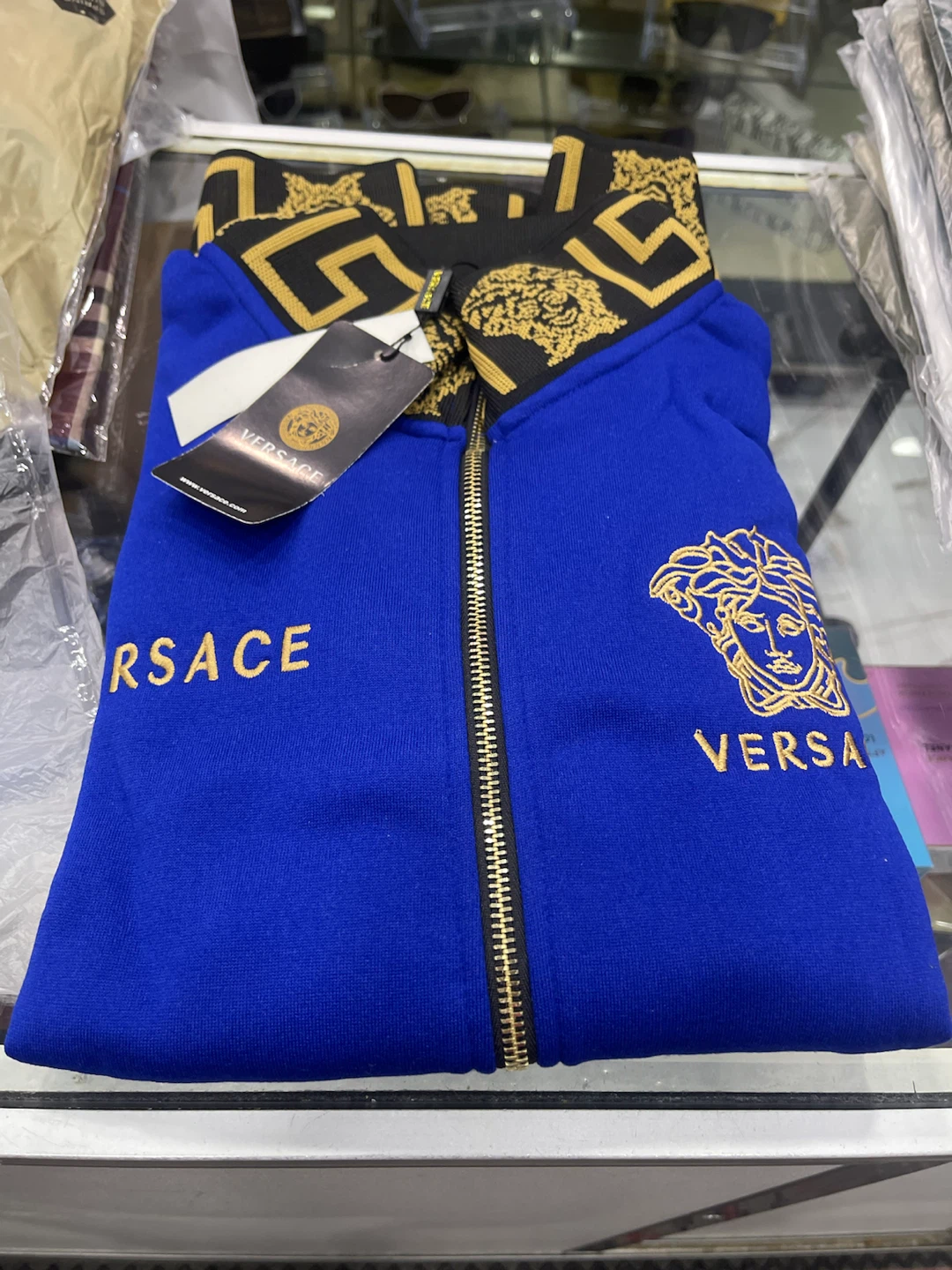Versace Blue Track Jacket