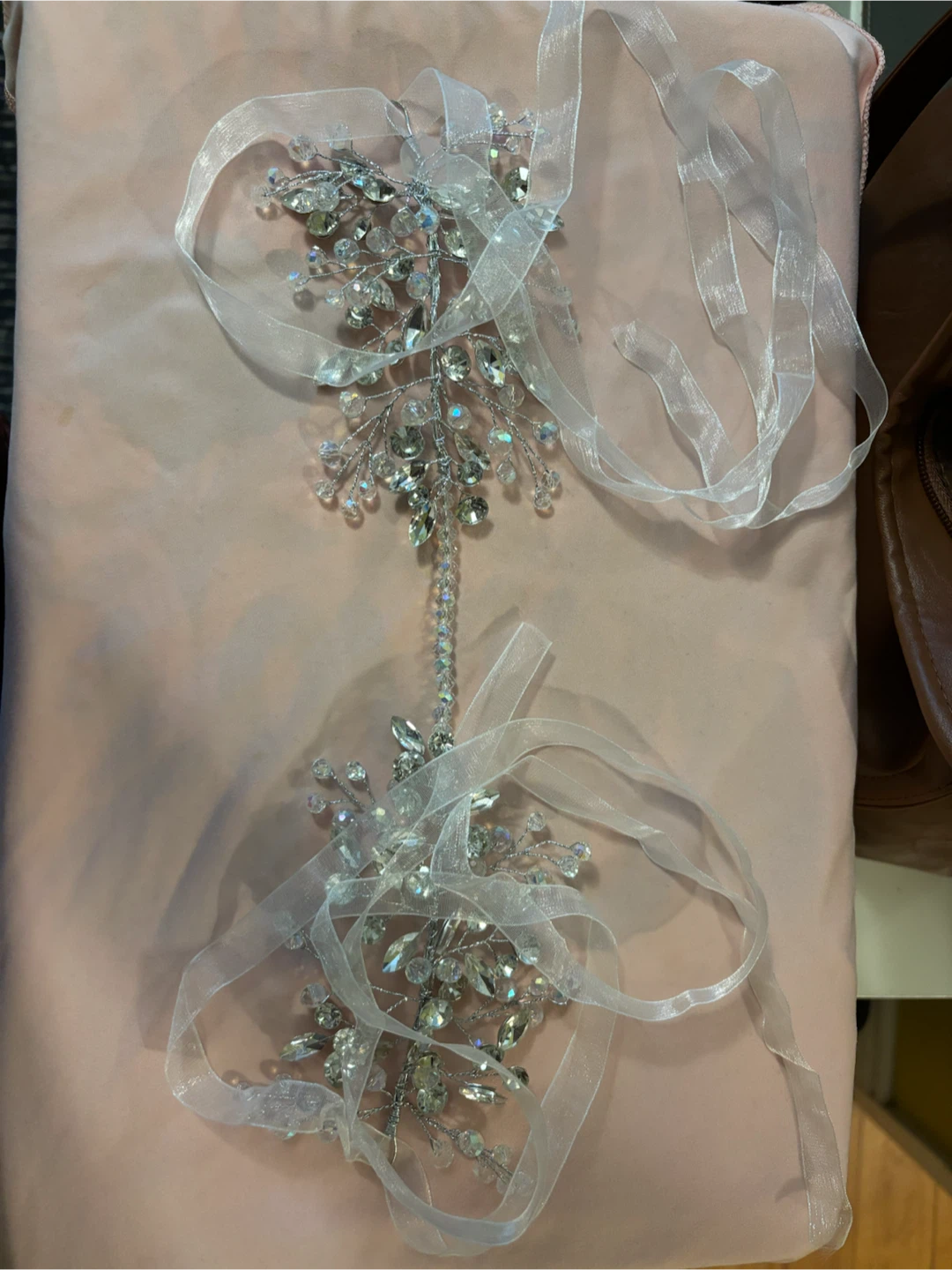 Beaded Hair Vine with Ribbons - photo 5