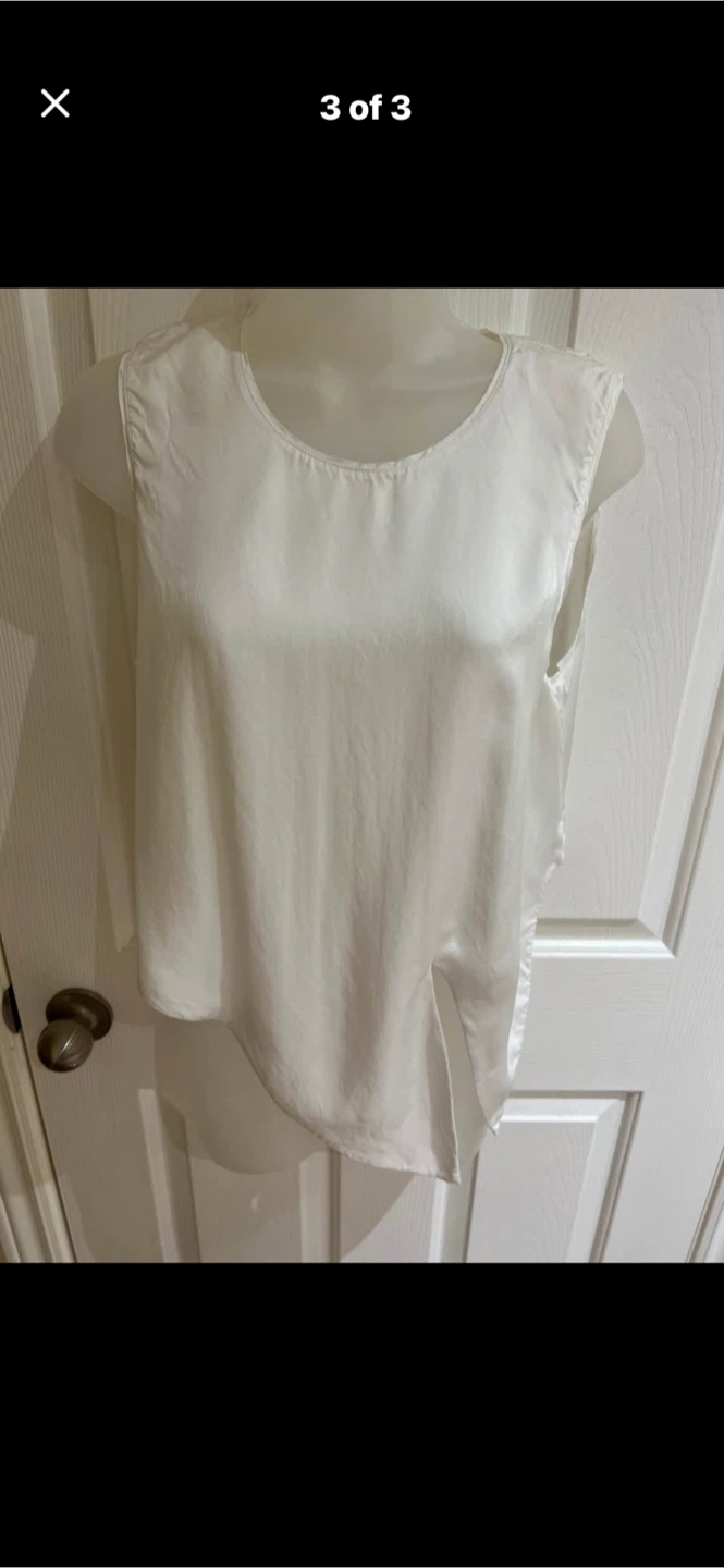 Wilfred White Sleeveless Top