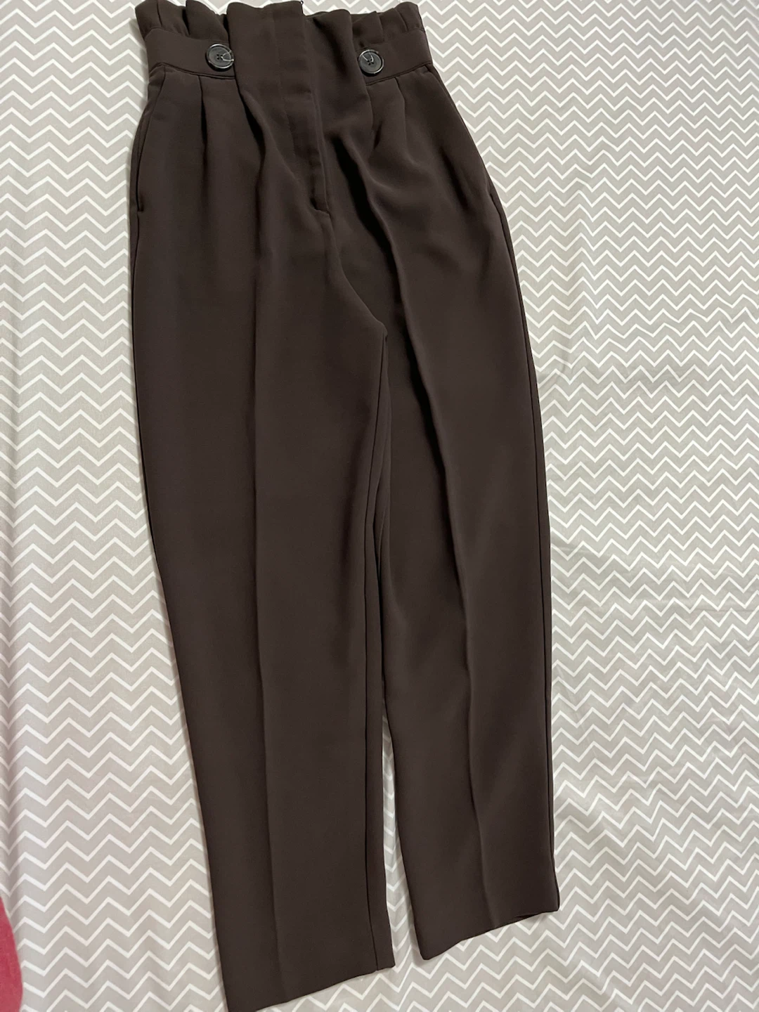 H&M Linen Blend Pants - Black - photo 2