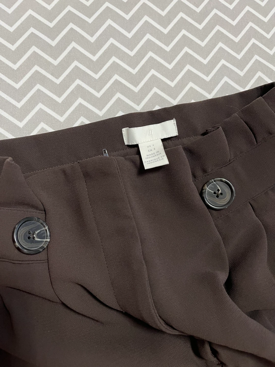 H&M Linen Blend Pants - Black - photo 3