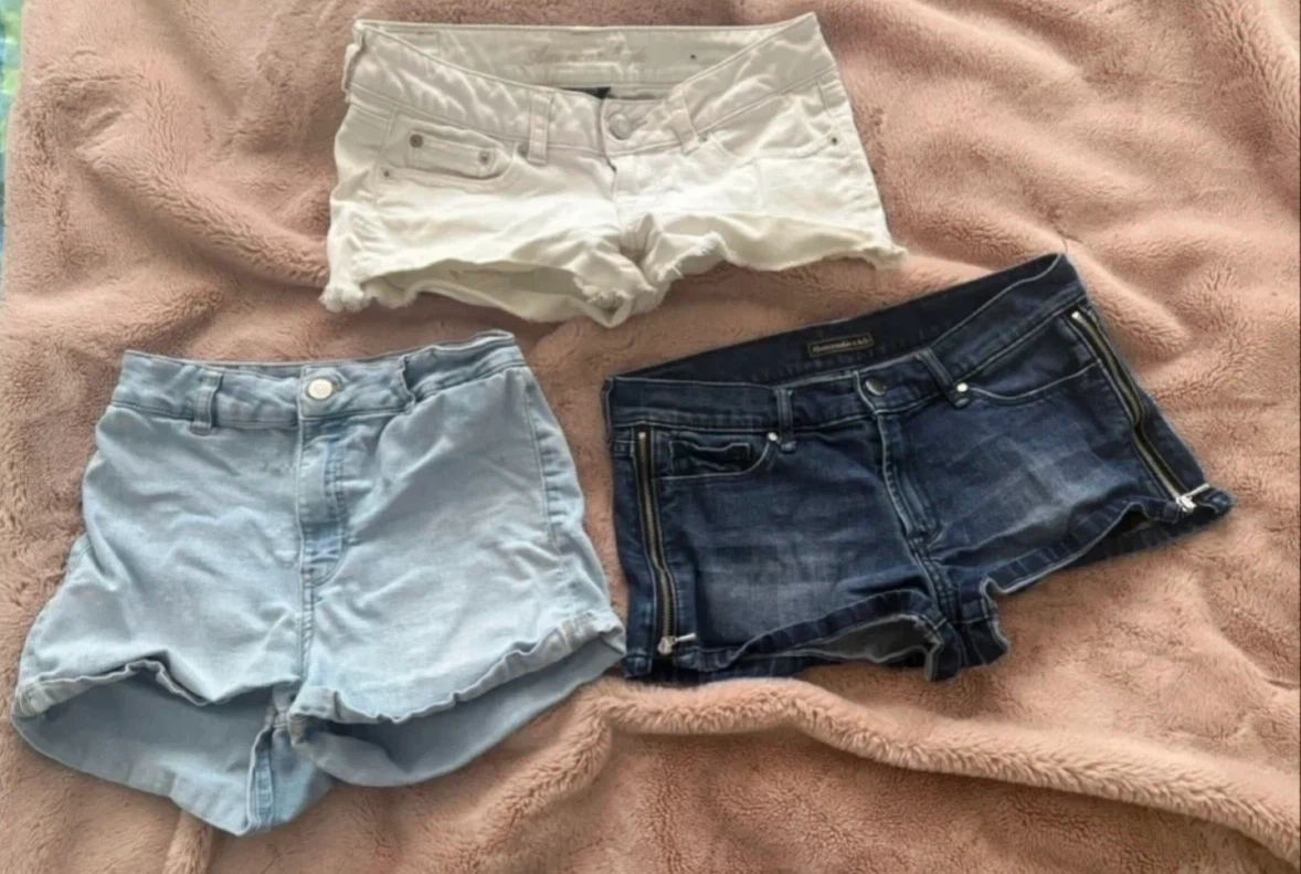 American Eagle, H&M and Abercrombie & Fitch shorts ($2 each)
