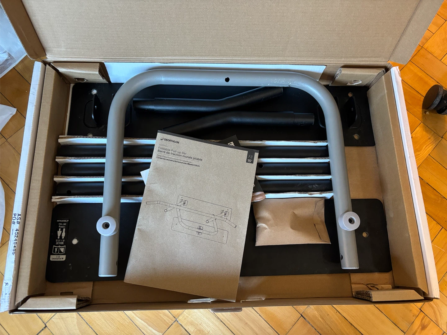 Foldable wall mounted pull up bar - photo 2