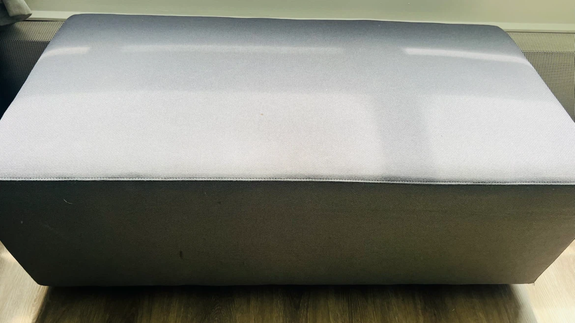 Large Grey Ottoman/Footstool - photo 3