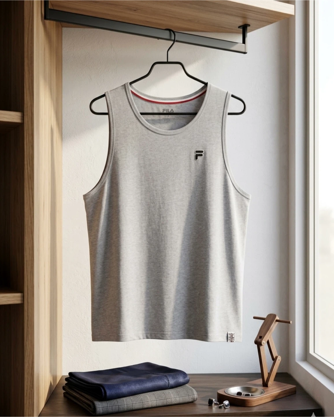 Fila Men's Gray Tank Top - Size L - photo 2