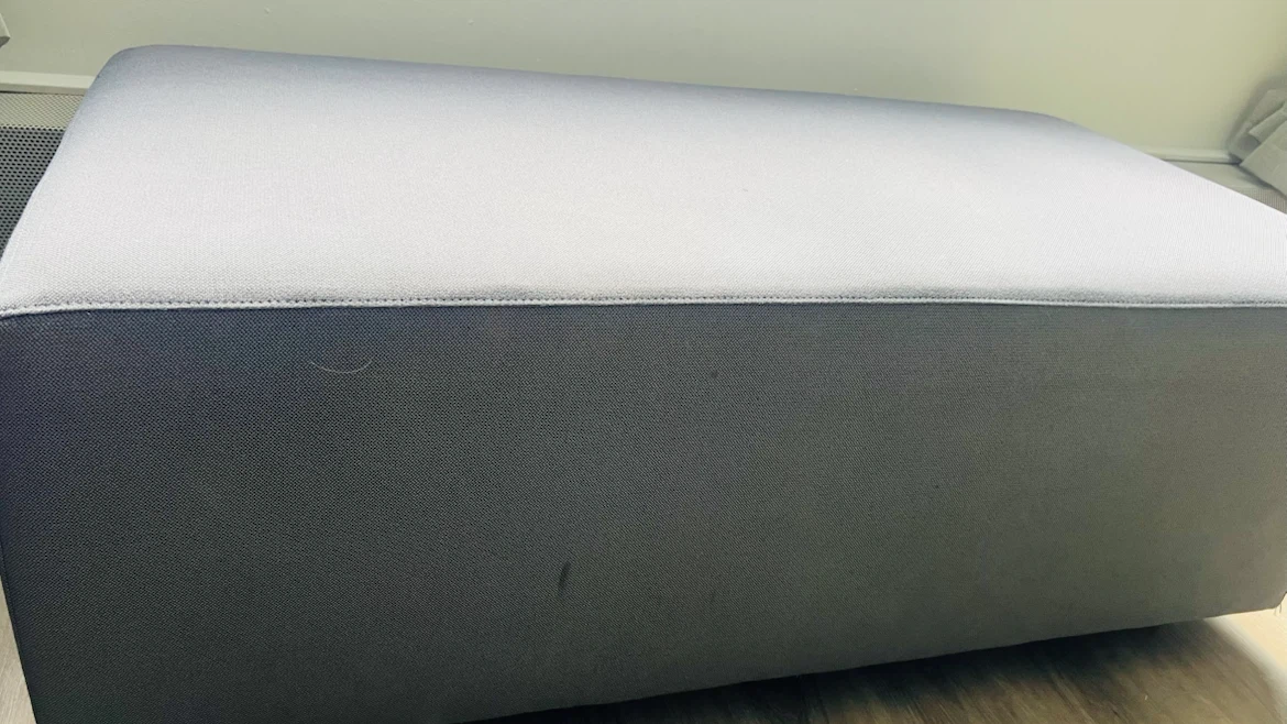 Large Grey Ottoman/Footstool - photo 4