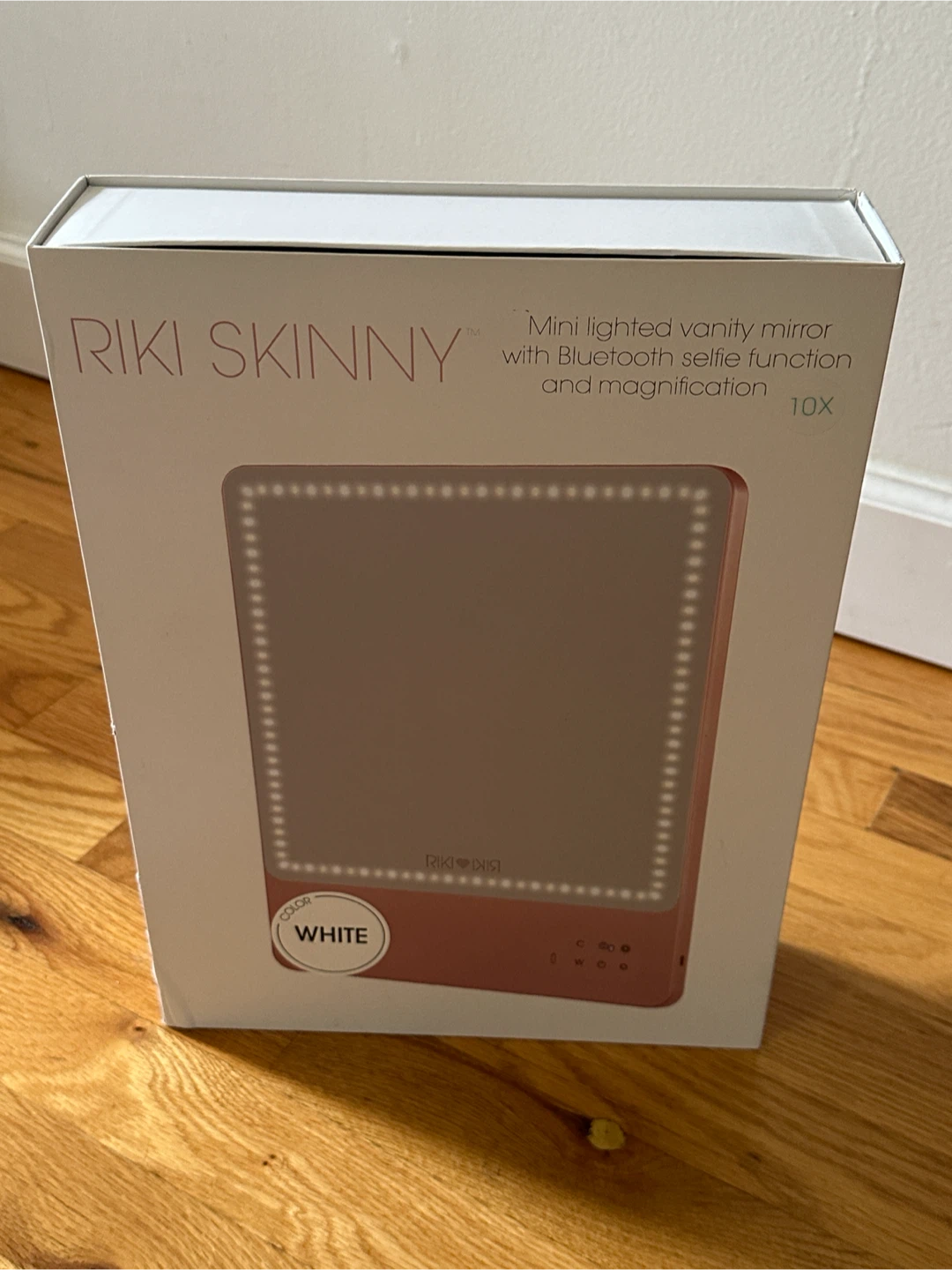 Riki Skinny lighted LED vanity mirror w/ Bluetooth