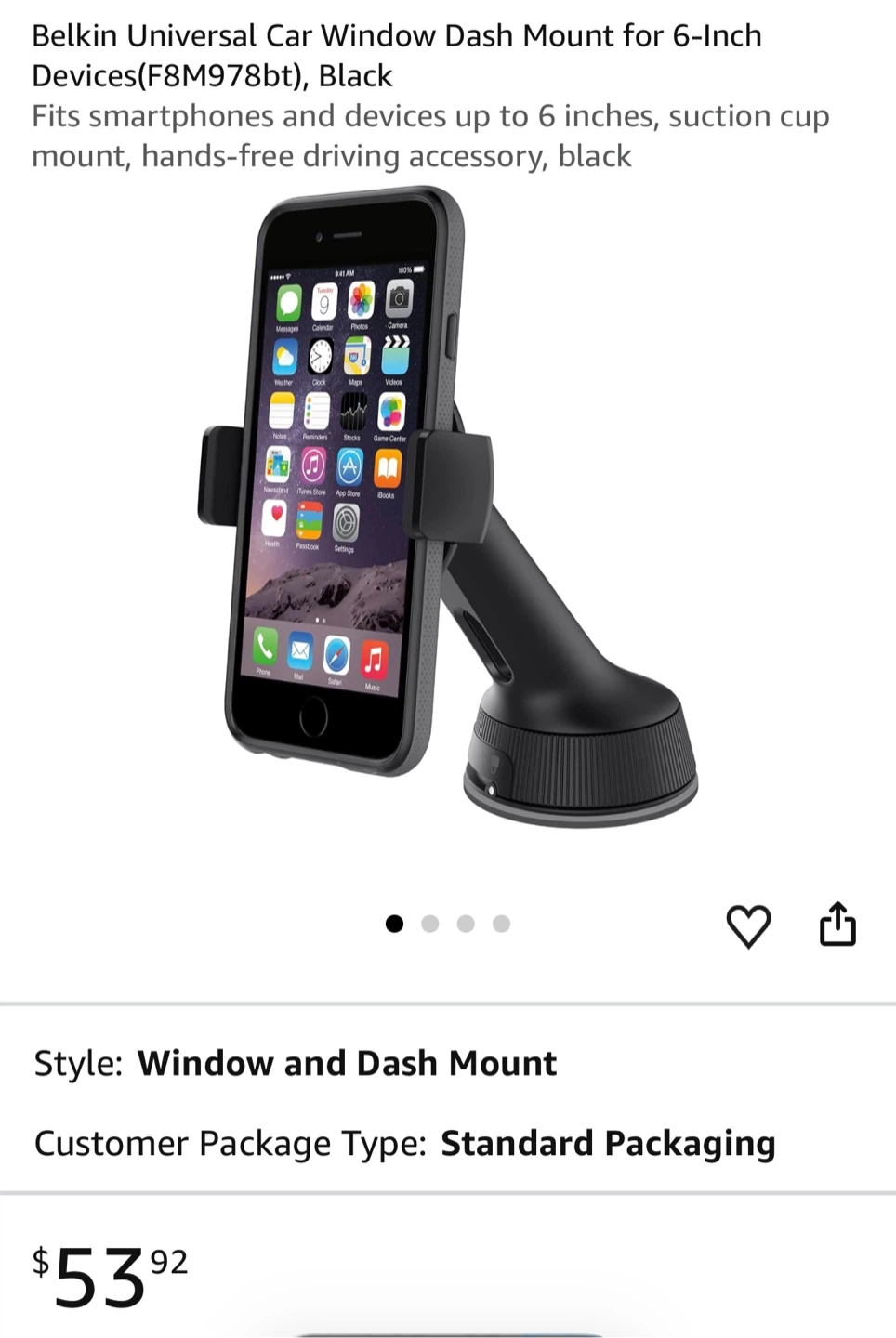 Car Window/Dash Mount for phones