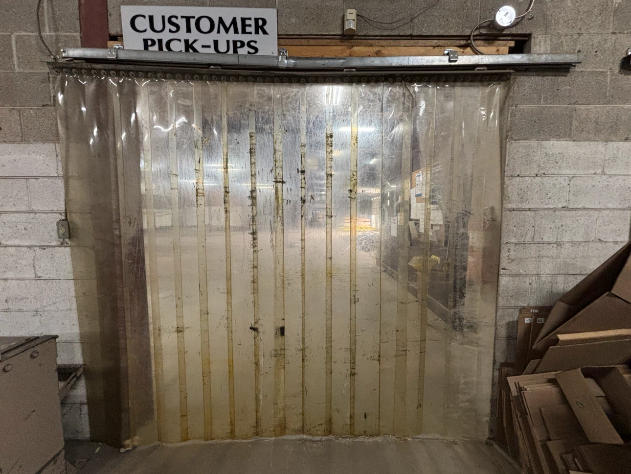 Plastic Strip Curtain for Warehouse