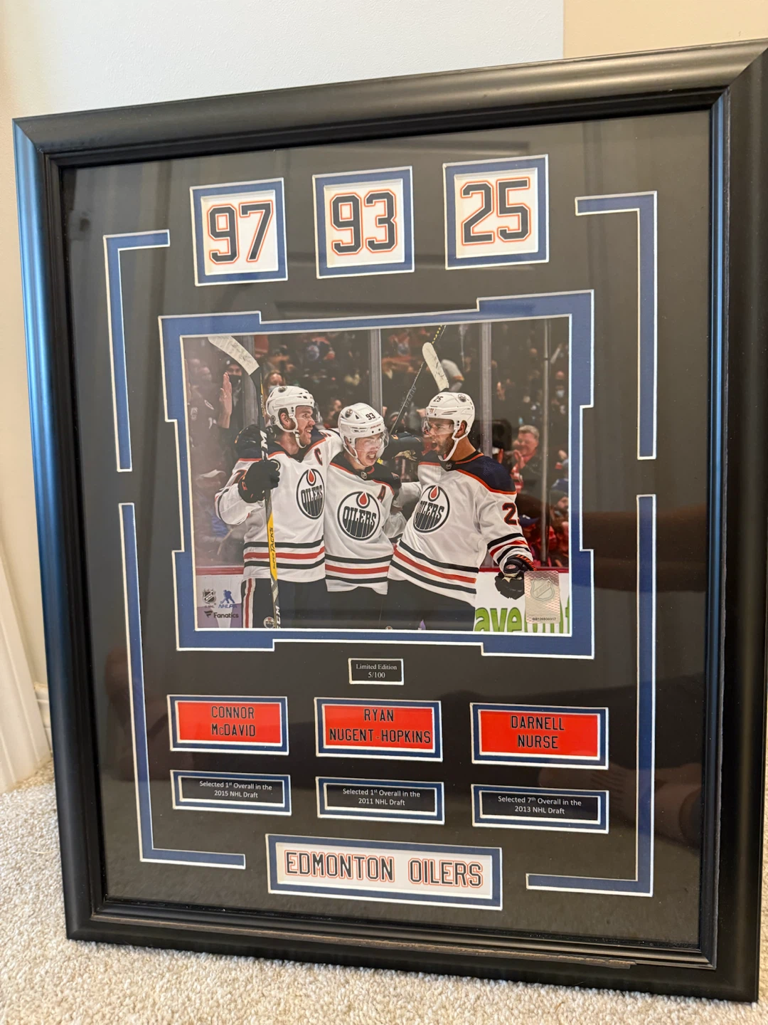 Edmonton Oilers Framed Photo - 97/93/25