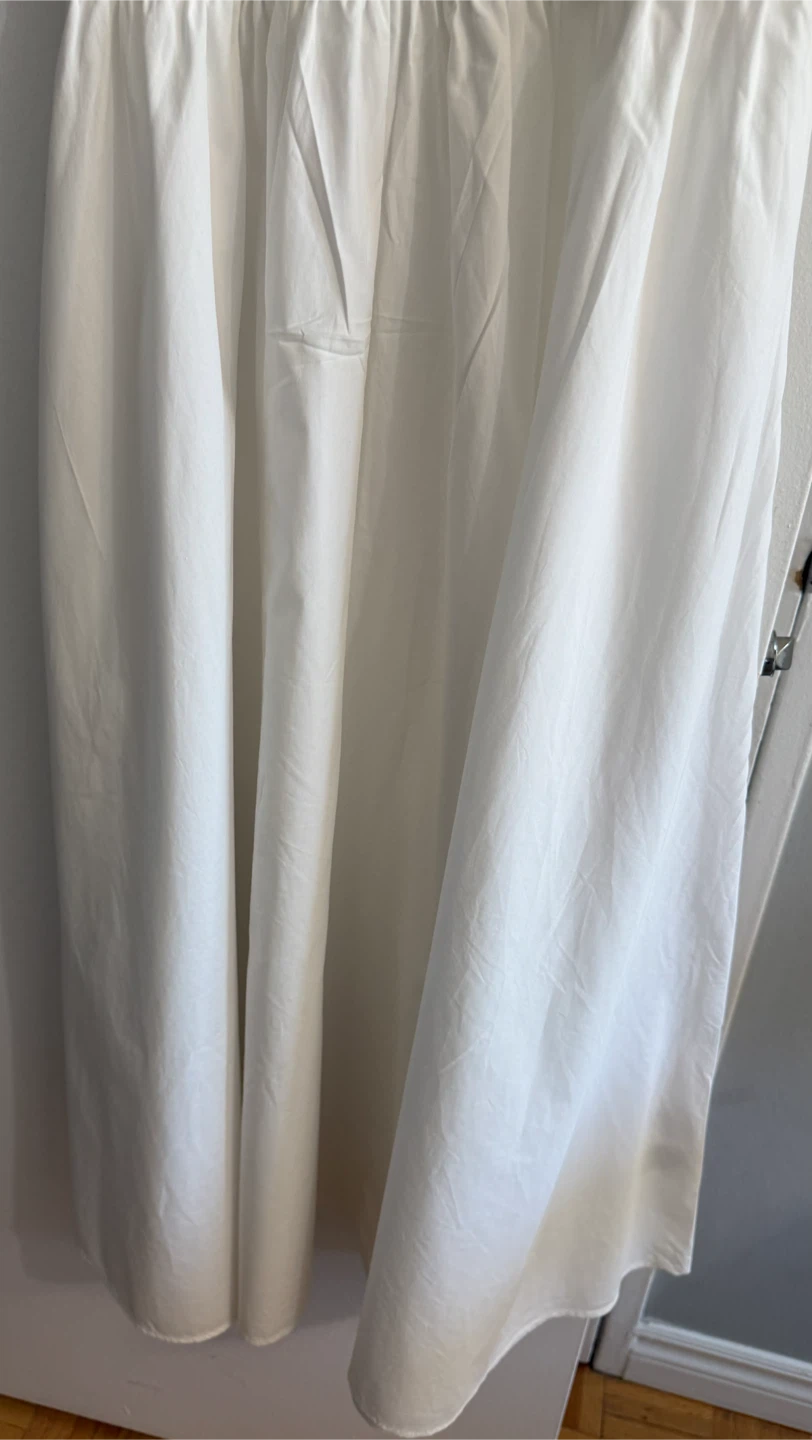 H&M Divided White Puff Sleeve Dress - Size M - photo 3
