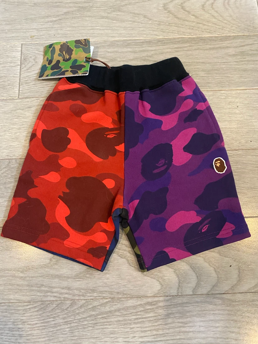 BAPE KIDS Camo Shorts