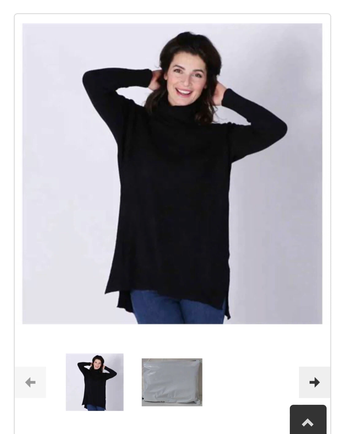 Black Turtle Neck Sweater S/M