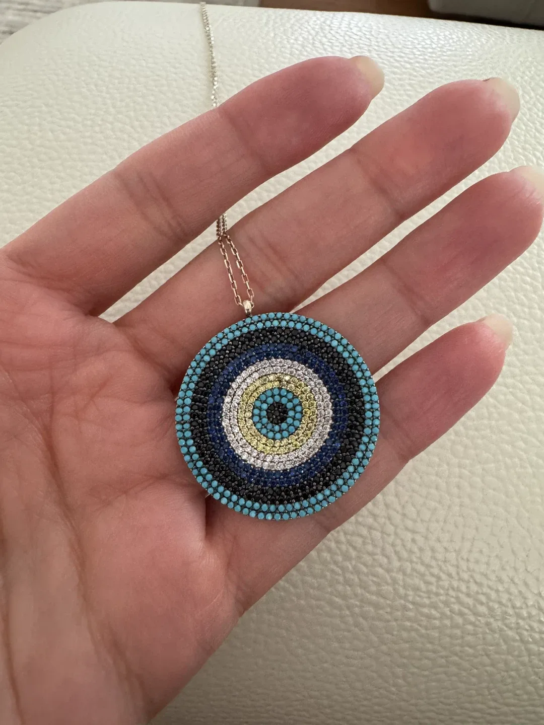 Evil eye necklace