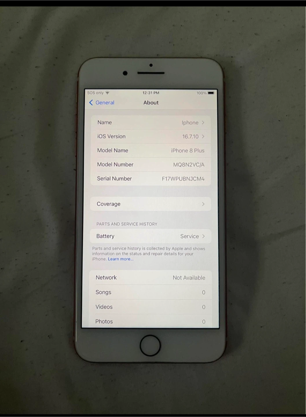 Apple iPhone 8 Plus Rose Gold - photo 2
