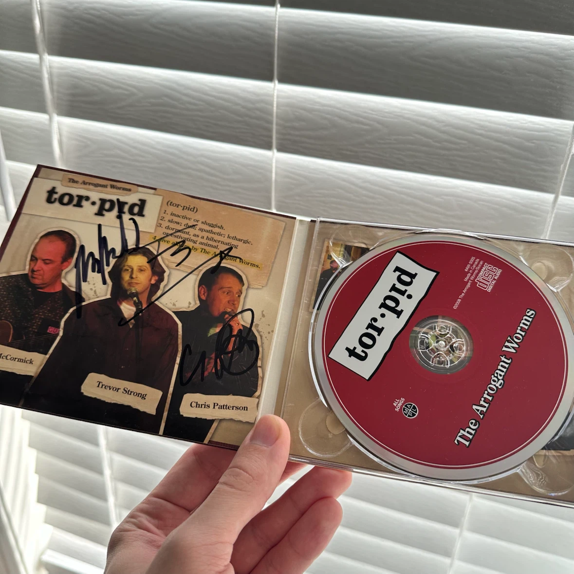 The Arrogant Worms Signed CD Lot, Semi-Conducted and Tor-pid - photo 3
